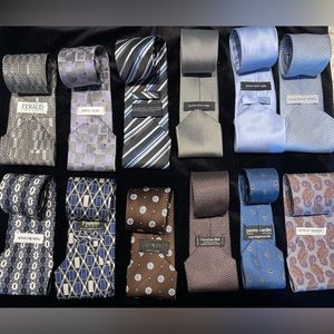 Men’s brand name ties.